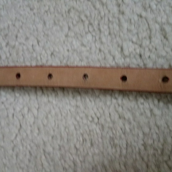 Brighton Red Leather Belt Size S - Picture 3 of 5